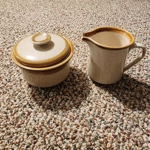 Mikasa Stone Manor Cream & Sugar